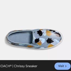 Coach Chrissy Sneaker - Blue and Multi-Color 7.5
